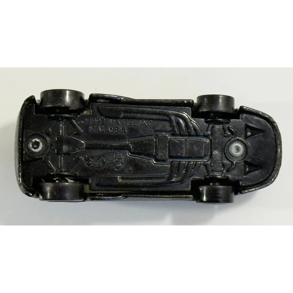 Hot Wheels Silver Bullet Kids 1:64 Black Glitter 1993‎ Mattel Malaysia Vintage